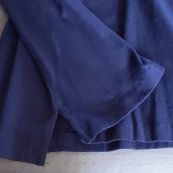 Crown and Anchor Navy button shirt dress/tunic - Picture 6 of 7